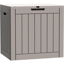 공구함 공구 박스 가방 갑판 상자 30 갤런 야외 보관함 식품 파티오 도구 쿠션 및 베개 정원 용품 애완 동물 직원 수영장 액세서리 토프 색상 기호 잠금 포함