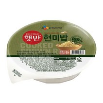 햇반 100% 현미로지은밥 130g, 11개