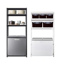 김치냉장고 선반, 1100mm x 500mm, 1800mm x 3단, 화이트