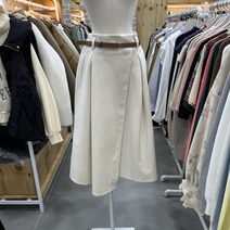 레코브 벨티드A라인스커트 LW31B1SK502BIV