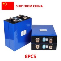 인산철 배터리 학년 A 3.2V 200AH Lifepo4 팩 리튬 철 인산염 셀 12V 24V 36V 48V EV RV 골프 카트 Rechargable 155223, 8pcs