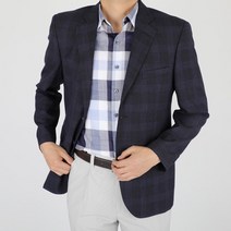 슈트파크 스탠다드 콤비정장 남성정장 곤색체크 266 266-1