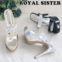 C2-E 1794 12cm 여성 가보시 쿠션 토오픈 하이힐 구두 실내화 슬리퍼힐