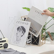 1단 2단 골드 블랙 화이트 책꽂이 인테리어 틈새 사무실 스탠드 / 이케아 스타일, 블랙 2단
