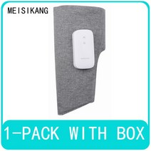 다리꾹MEISIKANG 공기 압력 발 다리 송아지 난방 근육 발 마사지 Pressotherapy y와 순환을위한 압축 마사, 01 1-PACK