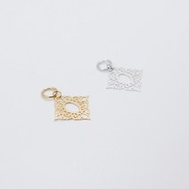 동대문153[DM-0018]동대문 도매 악세사리 재료 부자재 마름모 펜던트