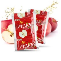 영주 순수 100% 사과즙 100ml 100포, 200팩