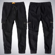 비브레이커스 남성용(28-42) 밴딩 스판 카고 조거바지 BN814