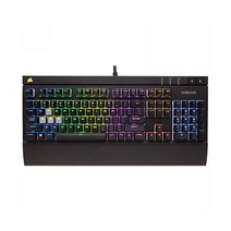 Amazon Renewed 미국출고-Corsair STRAFE RGB 기계식 게임용 키보드 — Cherry MX Silent-171212, 단일옵션