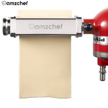 가정용 업소용제면기 반죽기 면뽑는기계 파스타 Amzchef 파스타 롤러 부착 스테인레스 스틸 메이커 기계 액