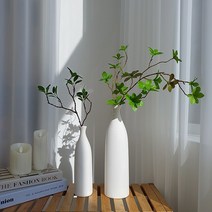 라인블랑 나뭇가지 조화 2종 인테리어 조화나무 그린 리프 인조 나뭇잎 식물인테리어, 2. 연두잎 나뭇가지