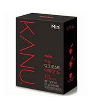카누 미니 다크 로스트 아메리카노, 70개, 0.9g