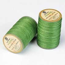 준 공업용 오버록 싱거 자수 가죽 원단 재단기 미싱 재봉틀 0 45 바느질 라운드 색, 밝은 녹색-1스풀