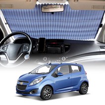 블루오션 스파크 블루썬 원큐 썬블라인드 차량용 햇빛가리개, 1개, 블루썬 원큐 썬블라인드 65cm