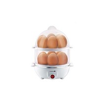 2단 계란 찜기 에그쿠커 호빵 달걀 삶는기계 전기찜기, 2단 계란 찜기 에그쿠커 호빵 달