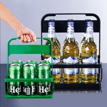 커피캐리어 캠핑 컵 배달 캔 음료수 6구 홀더 트레이 kkang*7913465EA, 골드스마일 1-커피캐리어-그린