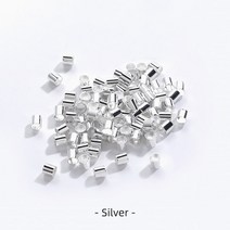 아연각관 크림프 엔드 비즈 500/1000 MM 2MM 1.5MM 스토퍼 스페이서 팔찌 캡 쥬얼리 제작 용 포지셔널 튜브 비 니켈 2.5 개, [05] Silver, [06] 2.5mm 1000pcs