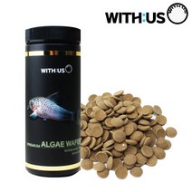 위더스 프리미엄 알게와퍼 바닥물고기 사료 300ml, 단품