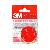 3M VHB 투명 양면테이프 원형 35mm, 3개입
