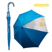 카카오프렌즈 KAKAO FRIENDS 라이언 55 베이직 한폭투명 아동 장우산