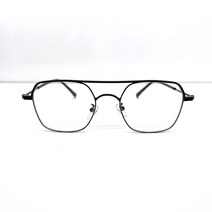 안경사가 직접 제작 블루라이트 자외선 차단 안경 가벼운 남자 여자 패션 메탈 블랙 투브릿지 안경테