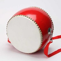 난타북 난타공연 큰북 작은북 공연 모듬악기 국악, 9인치 중형 드럼 (29cmx17cm)