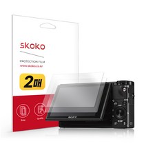 스코코 소니 DSC-RX100M5A 하이브리드 액정보호필름 2매, 단품