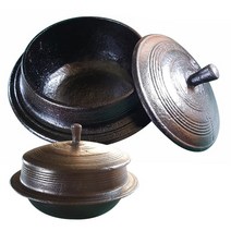 일오삼 무쇠 통주물 가마솥 10인용 24cm 한국산