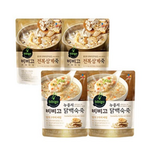 비비고 누룽지닭백숙죽 420g x 2개 + 전복삼계죽 420g x 2개, 420ml, 3세트