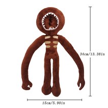 로블록스 도어즈 지금 문 플러시 장난감 공포 캐릭터 피규어 봉제 레드 몬스터 남아용 선물, [18] 1pcs