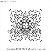 가죽공예도구 가죽공예공구 카빙도안18, 1개