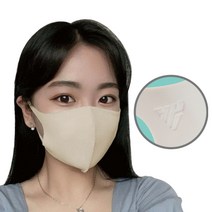 빨아쓰는 연예인 패션마스크 실내용 천마스크 베이지 컬러 5매, 베이지 컬러 중형(M)