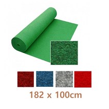 흙바닥 눈비 미끄럼방지 부직포 카페트 복도 건물 현관 발매트 시상식 마당, 1개, 블루 182cmx100cm