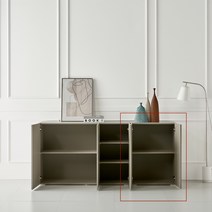 미니더퀸 거실 베란다 장난감 다용도 1200 800 600 수납장, 600오픈형, 웜그레이