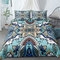 야외 돗자리 쿠션담요 야외 담요 캠핑용품 캠핑테이불 f fanaijia boho mandala duvet cover and pillowcase 3d bohemian sets, a, 유킹