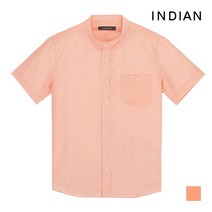 [인디안 SS] [INDIAN] 스트라이프 원포켓 코튼 반팔 셔츠_MIKNSUM3191