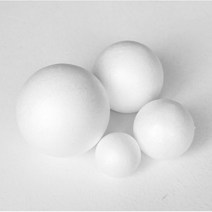 핸디몰 스치로폼 모음(공.원형.링.반구.별.하트.트리.눈사람.버스외), 공-25mm(30개)