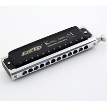EASTOP T1248K 12 홀48 톤 48 문 크로매틱 블랙 하모니카 전레보 위를한 C, 블랙입니다.