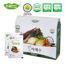 유기농 생생 야채수 야채즙 건강즙 110mlx30포