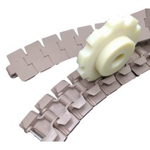 컨베어 1미터 폭: 50mm 피치: 25.4mm 플라스틱 체인 컨베이어 액세서리, 한개옵션0