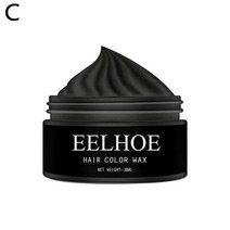 새치커버 30ml 헤어 염색 왁스 스타일링 실버 머드 일회용 크림 남성 젤 자연스럽고 오래 지속되는 강한 모발 H6p2, [03] black