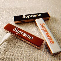 슈프림 명품 디자인 57종 플라즈마 터보 라이터 간편 USB 충전식 라이터 선물용 여성용 라이터, 057