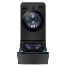 LG전자 LG 트윈워시 드럼 세탁기(25kg)+미니워시(4kg) 세트 FX25KSQX (블랙), 단품없음