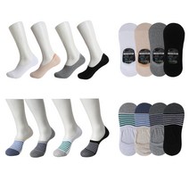 하니니스토어 신사 면100% 벗겨짐 방지 단화 로퍼 덧신 페이크삭스 모음