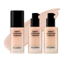 머스테브 스키니핏 커버래스팅 파운데이션, 17호 포슬린, 1개