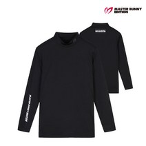 마스터바니에디션 골프 masterbunnyedition남성 심플 로고 이너티셔츠 M411A1TI005_BK, 004, BK