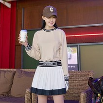 블루샤론 골프웨어 포워드맨투맨 여성맨투맨 맨투맨 맨투맨티셔츠 여성골프웨어 골프웨어 골프룩 라운딩룩 필드룩