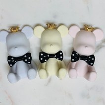 땡땡리본 빅베어브릭석고방향제 돌웨딩답례품 단체퇴사개업선물 석고방향제/오퓨저, 일반_블루(클린코튼)