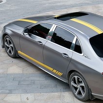 벤츠 라인스티커 본넷스티커 AMG라인 바이퍼 도어라인스티커, A TYPE (사이드데칼 01), 05. 레드