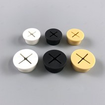 고무 전선캡 20mm 타공 커버 구멍 마개 전선 인터넷 케이블 티비장 데스크 테이블 파우더룸 화장실 욕실 선반 사무용 컴퓨터 멀티탭 테이블 정리 매립 빌트인 가구 책상 마감재, B 검정